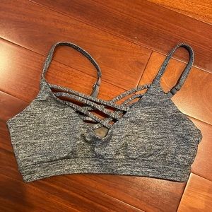 Forever 21 grey sports bra